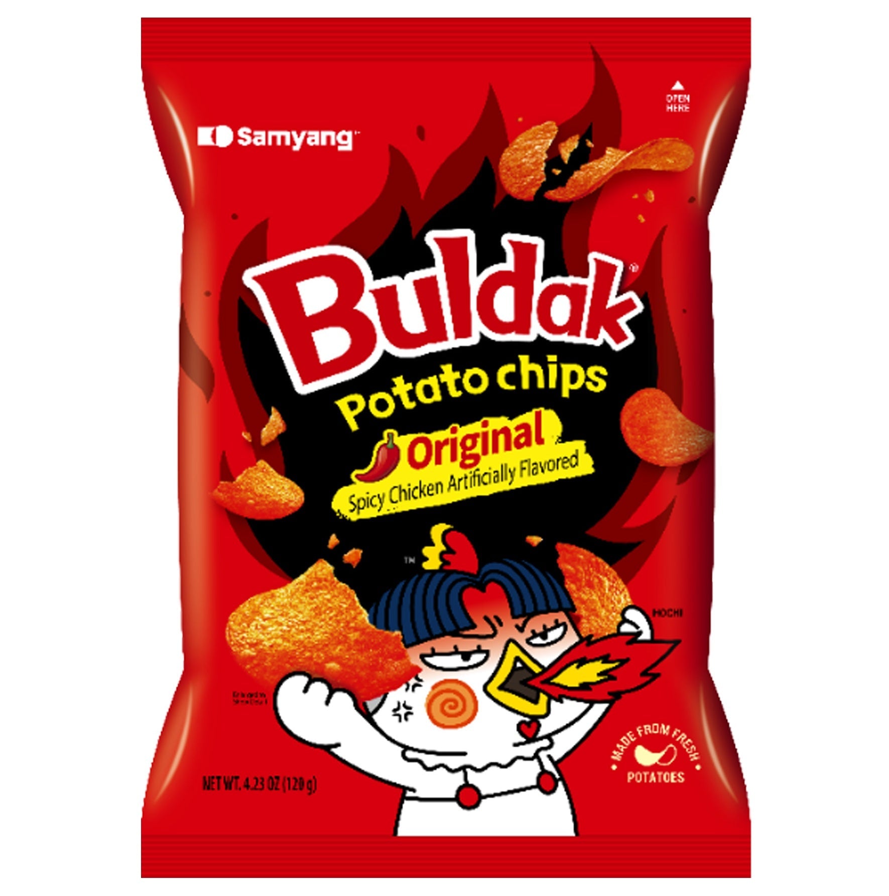 Samyang - Buldak Potato Chips - Original - 1.94 Oz - South Korea