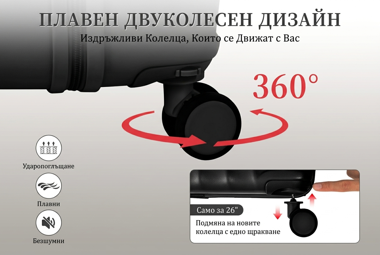 AAIVV комплект от 4 разширяеми куфара, комплект пътни куфари от ABS с двойни въртящи се колела, TSA заключване, твърда и издръжлива обвивка, комплект пътнически куфари (13/20/26/28 инча), подарък за обратно на училище. - Image 4
