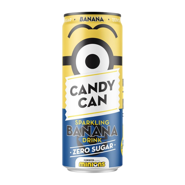 Minions Candy Can Banana Sparkling Drink - Zero Sugar - Netherlands